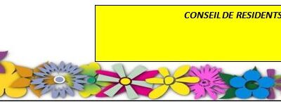 7 MARS 2024 – CONSEIL DE RESIDENTS UPA